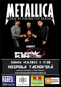 Plakát - Metallica Czech Tribute Band + Pub Kings